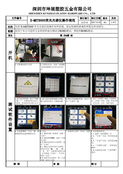 荧光光谱仪操作规范