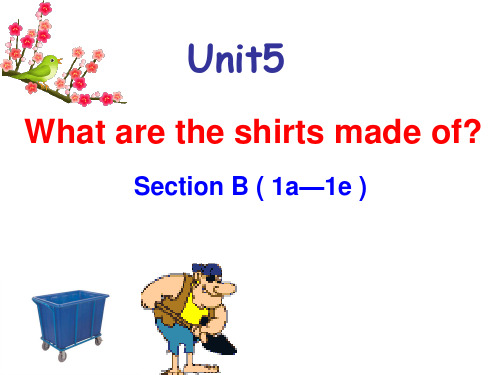 人教版英语九年级全册Unit5 Section B ( 1a—1e )课件(共33张PPT)