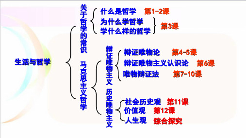 高中政治人教版必修四生活与哲学1.1生活处处有哲学