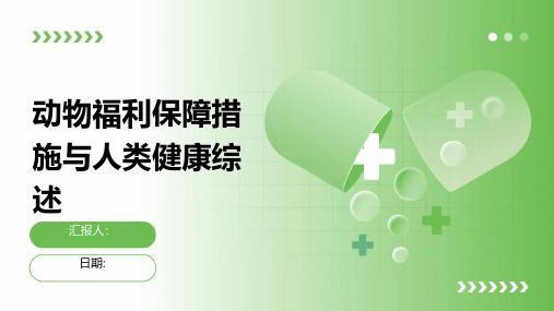 动物福利保障措施与人类健康综述