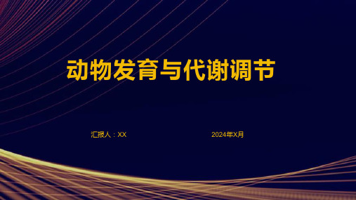 动物发育与代谢调节
