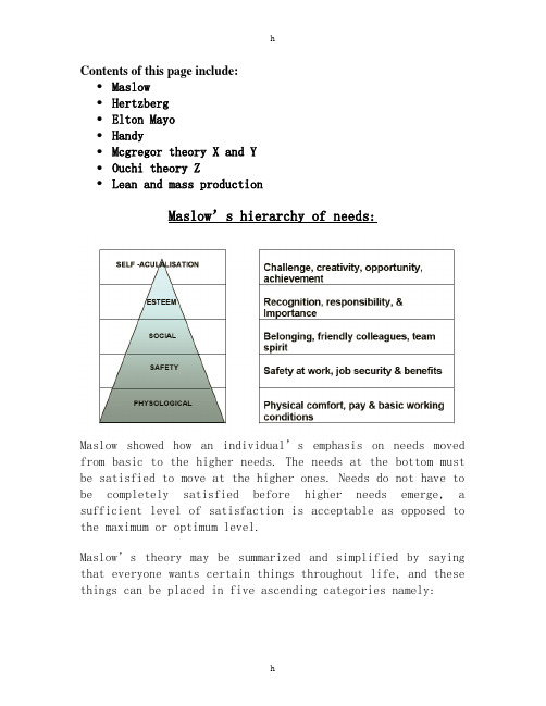 Motivationaltheories,动机理论ACCAP3基础资料