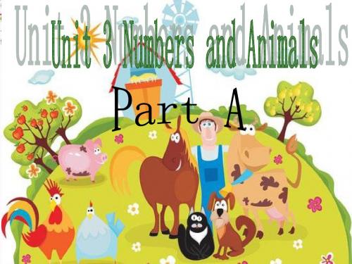 四年级英语上册Unit3NumbersandanimalsPartA PPT精品课件2(新版)闽教版