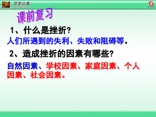 挫折面前也从容.ppt