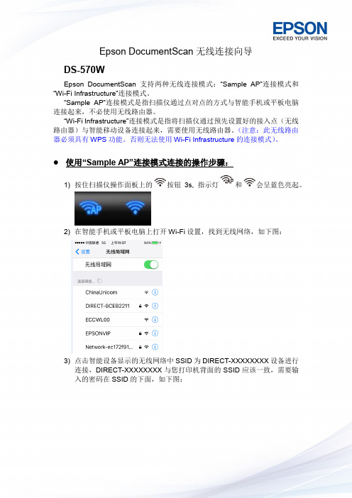 SCN-DS 570W无线连接说明