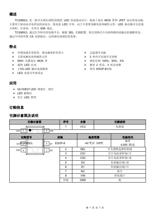 TC3085CL