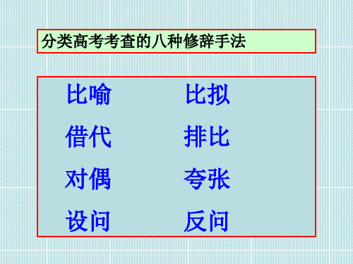 比拟与比喻的区别