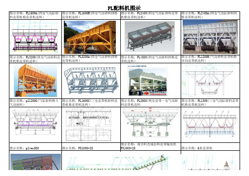 XX公司-整套PL配料机图及技术参数