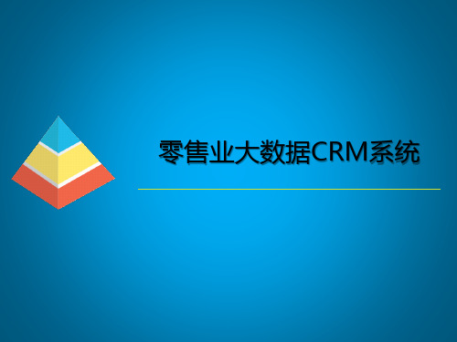 某零售业大数据CRM系统课件