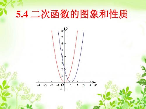 《二次函数的图象和性质》