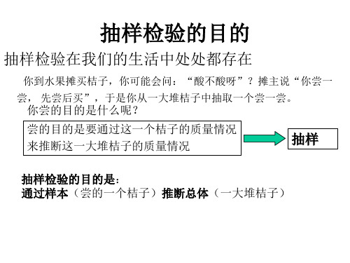 可靠性抽样检查课件