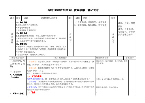 《我们怎样听到声音》