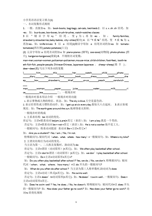 小学四五年级英语语法大全.pptx