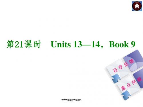 【中考复习方案】2015届九年级英语复习课件(人教):第21课时 Uni