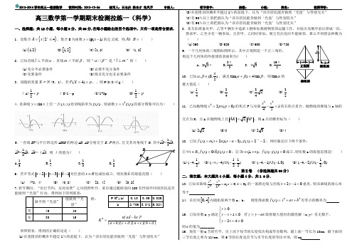 15高三数学一轮复习检测拉练一