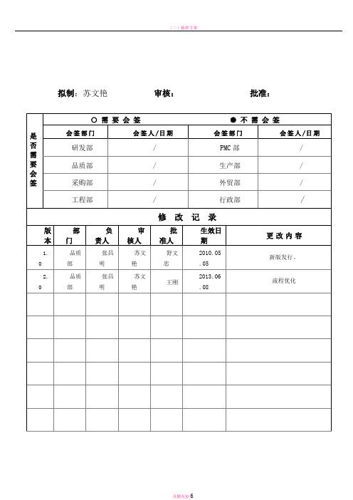 抽样检验作业指导书