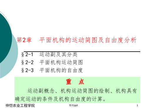 机械学基础电子教案-第2章