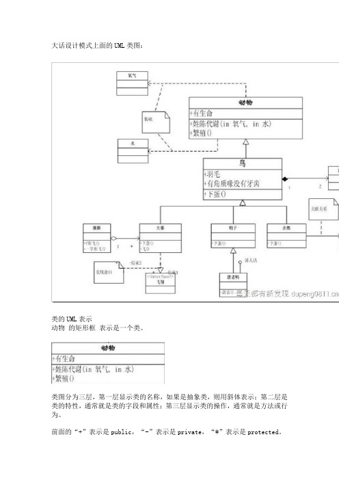 UML类图简单学习