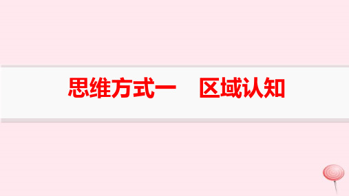 新高考新教材高考地理二轮复习第三编高阶思维思维方式一区域认知pptx课件