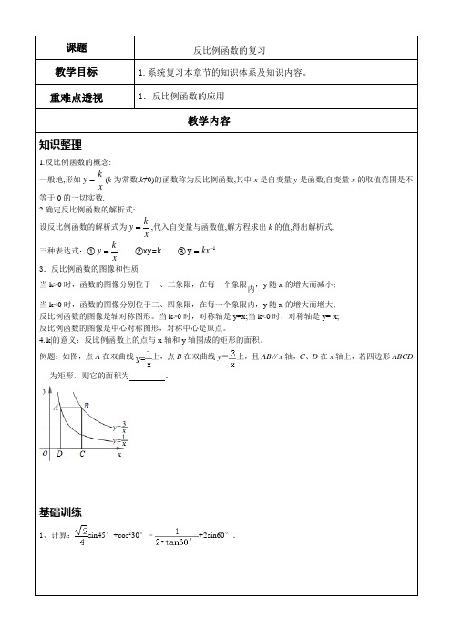 反比例函数