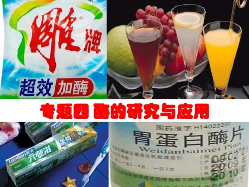 课题1 果胶酶在果汁生产中的作用