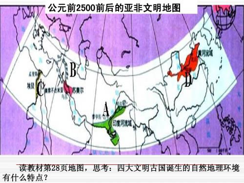 得天独厚的大河文明(课时一)