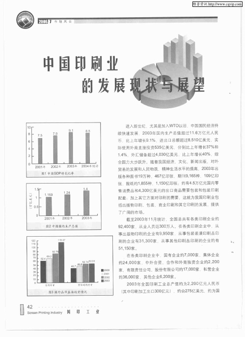 中国印刷业的发展现状与展望