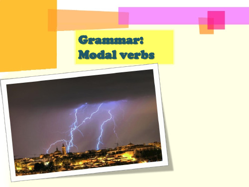 期末专题复习--Grammar+Modal+verbs 人教版英语八年级上册