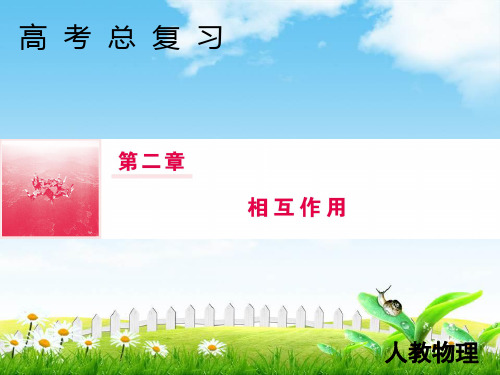 2019届高三人教版物理一轮复习课件:第二章第1节重力、弹力、摩擦力
