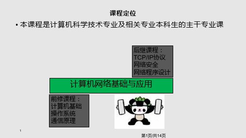 计算机网络基础与应用课程导学PPT课件