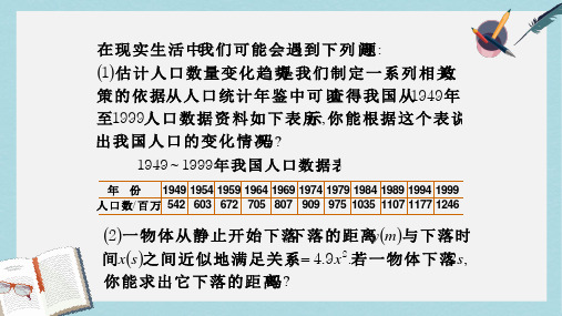 人教版中职数学基础模块上册3.1函数ppt课件1