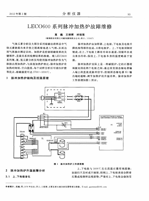 LECO600系列脉冲加热炉故障维修