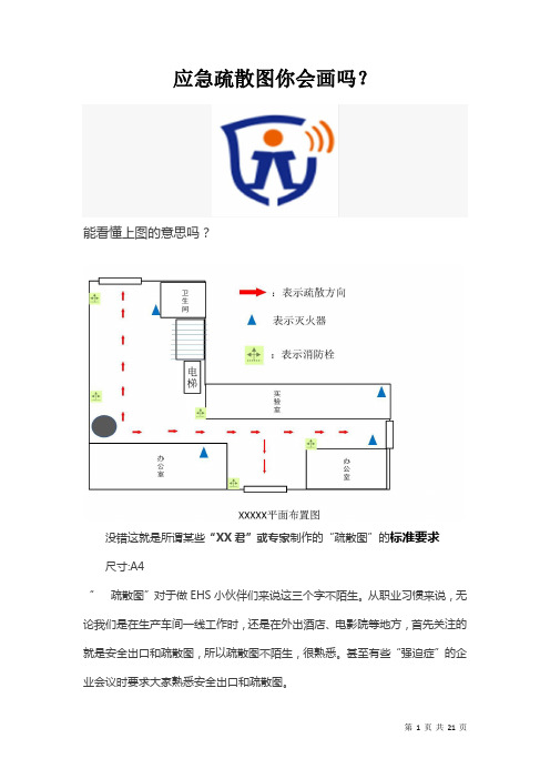 应急疏散图