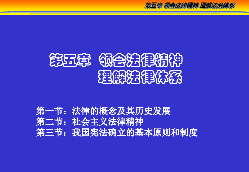 XXXX思想道德修养与法律基础第5章