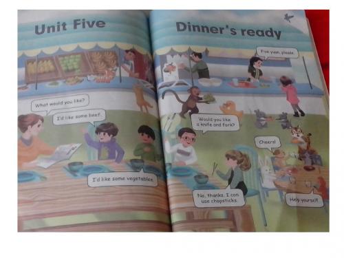 新人教版PEP小学英语四年级上册1新版四年级英语dinner's_ready第一课时精品PPT课件