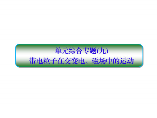 2018高考物理大一轮复习课件:第九单元 磁场 单元综合9