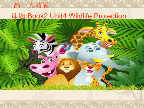 高中英语_Unit4 Wildlife protection教学课件设计