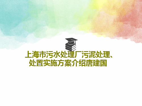上海市污水处理厂污泥处理、处置实施方案介绍唐建国PPT文档35页