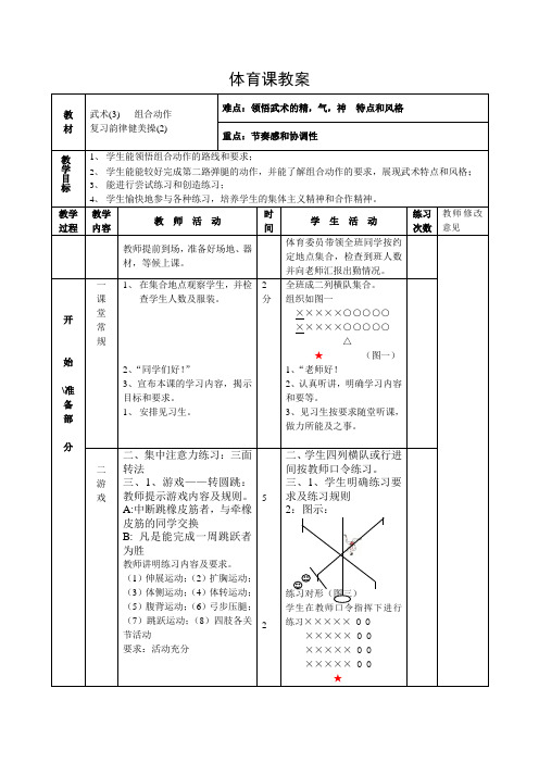 体育九年级下册第36课 教案