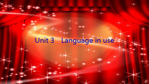 九年级英语下册 ModuleEating together UnitLanguage in use