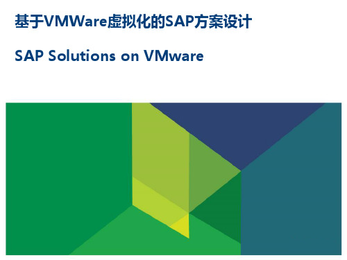 基于VMWare虚拟化的SAP方案设计