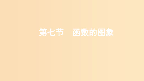 (课标通用)北京市2020版高考数学大一轮复习 第二章 7 第七节 函数的图象课件