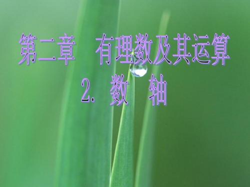 2.2《数轴》课件(华师大) (3)