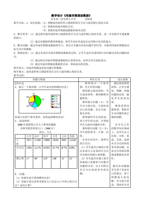 扇形统计图