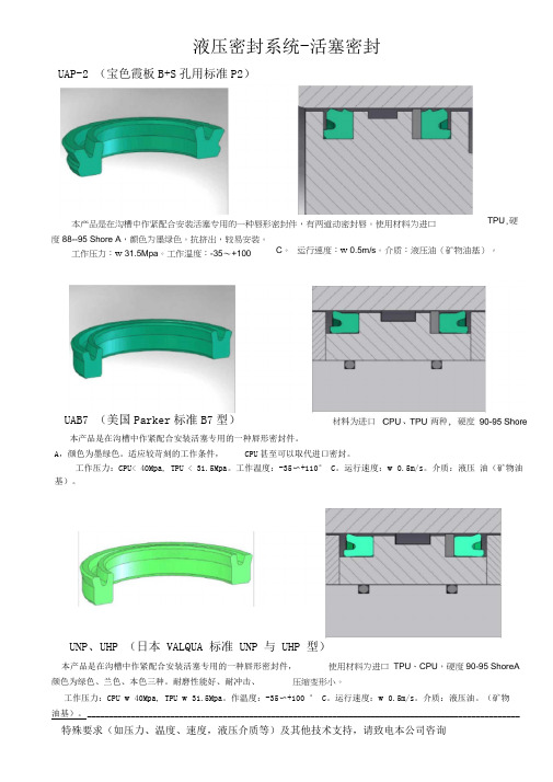 国际标准密封