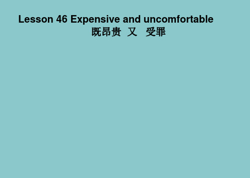 新概念英语第二册Lesson46 (共28张PPT)