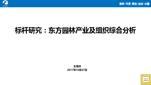 东方园林产业及组织综合分析