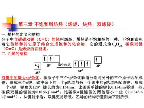 有机化学第03章不饱和脂肪烃