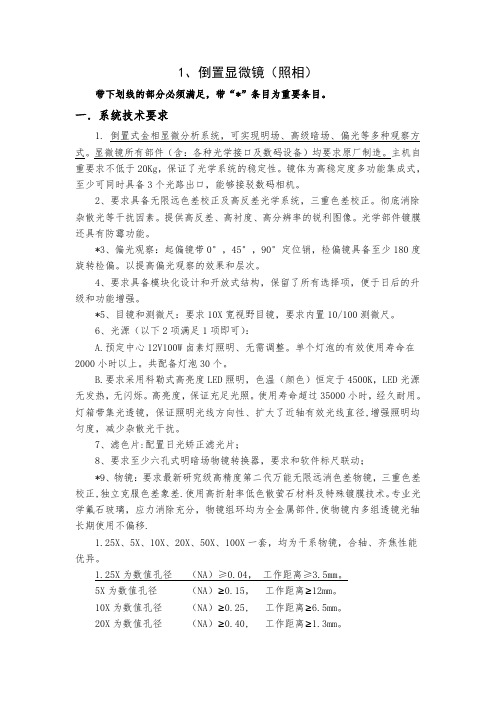 倒置显微镜照相