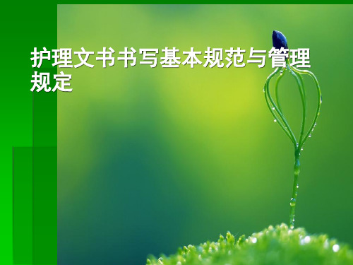 护理文书